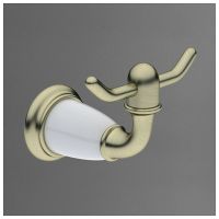 Товар: Двойной крючок Art&Max Bianchi AM-E-2601-Br Бронза - фото 2 Двойной крючок Art&Max Bianchi AM-E-2601-Br Бронза — фото 2, Крючки для полотенец