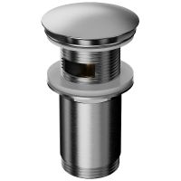 Донный клапан Whitecross A706NIB click-clack Брашированный никель — фото 1, Донные клапаны