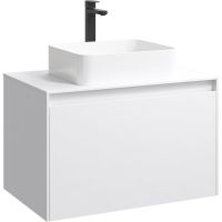 Корпус тумбы под раковину Aqwella 5 Stars Mobi 80 MOB0108W подвесной Белый — фото 1, Тумбы под раковину