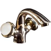 Смеситель для раковины Boheme Satine 291-ST Золото — фото 1, Смесители