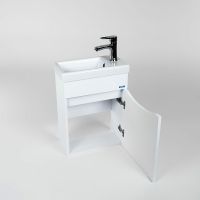 Тумба под раковину VIANT Рим 40 VRIM40CO-T1STP подвесная Белая — фото 4, Тумбы под раковину