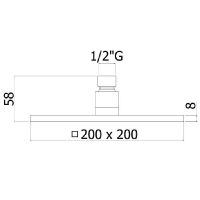 Товар: Верхний душ Paffoni Syncro ZSOF075CR Хром - фото 2 Верхний душ Paffoni Syncro ZSOF075CR Хром — фото 2, Верхние души