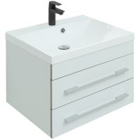 Тумба под раковину Aquanet Верона 58 272423 подвесная Белая матовая — фото 1, Мебель для ванной