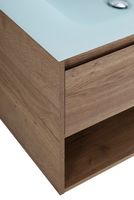 Тумба под раковину BelBagno Kraft 100 KRAFT-1000-1C-SO-RT подвесная Rovere Tabacco — фото 17, Тумбы под раковину