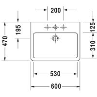 Товар: Раковина Duravit Vero 60 0454600000 Белая - фото 4 Раковина Duravit Vero 60 0454600000 Белая — фото 4, Раковины