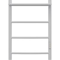 Электрический полотенцесушитель Point Афина PN04846PW П3 400x600 с полкой, диммер справа Белый — фото 1, Электрические полотенцесушители