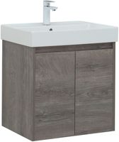 Тумба под раковину Aquanet Nova Lite 60 298848 подвесная Дуб рошелье — фото 8, Тумбы под раковину