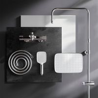 Душевая система AM.PM Func F078F500 с термостатом Хром — фото 17, Душевое оборудование. Душевая программа