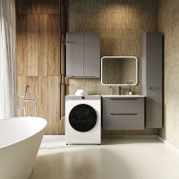 Тумба под раковину Style Line Марелла 70 Люкс Plus подвесная Серый матовый антискрейтч арт-СС-00002409 — фото 4, Тумбы под раковину