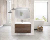 Зеркало Art&Max Gina AM-Gin-1000-700-DS-F-H с подсветкой с сенсорным выключателем — фото 4, Мебель для ванной