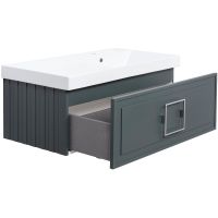 Товар: Тумба под раковину La Fenice Cubo 90 FNC-01-CUB-G-90 подвесная Серая матовая - фото 3 Тумба под раковину La Fenice Cubo 90 FNC-01-CUB-G-90 подвесная Серая матовая — фото 3, Тумбы под раковину