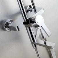 Душевая система Orans OLS-7535-W 7535000 Серебристый хром — фото 3, Душевые стойки