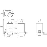 Товар: Дозатор для жидкого мыла Bemeta Galla 108109010 Черный матовый - фото 2 Дозатор для жидкого мыла Bemeta Galla 108109010 Черный матовый — фото 2, Дозаторы