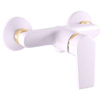 Смеситель для душа Rav Slezak Colorado CO181.5BZ Белый глянцевый Золото — фото 1, Смеситель для душа