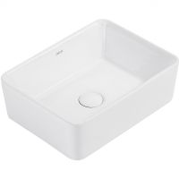 Раковина-чаша Abber Rechteck 40 AC2213 Белая — фото 1, Раковины накладные