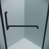 Товар: Душевой уголок Grossman Pragma 100х100 302.K33.03.1010.21.00 профиль Черный матовый стекло прозрачное - фото 8 Душевой уголок Grossman Pragma 100х100 302.K33.03.1010.21.00 профиль Черный матовый стекло прозрачное — фото 8, Душевые уголки трапеция