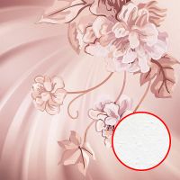 Фреска Ortograf Flower Dreams 31648 Фактура бархат FX Флизелин (2,7*2,7) Розовый, Цветы — фото 1, Фрески