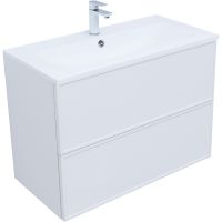 Товар: Тумба под раковину Aquanet Арт 90 313256 подвесная Белая матовая - фото 2 Тумба под раковину Aquanet Арт 90 313256 подвесная Белая матовая — фото 2, Мебель для ванной