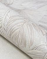 Обои Solo Гавайи SL8928-22 Винил на флизелине (1,06*10) Коричневый/Серый, Листья — фото 2, Обои для стен