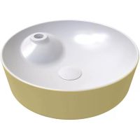 Раковина Bien Flame 43 FALG04301FD1G2000 Золото Белая — фото 1, Раковины