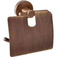 Держатель туалетной бумаги Rav Slezak Colorado COA0400SM с крышкой Бронза — фото 1, Держатели туалетной бумаги