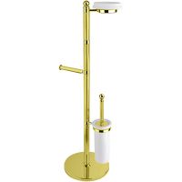 Напольная стойка Cezares Olimp OLIMP-WCS-03/24-M Золото 24 карат — фото 1, Стойки - набор держателей