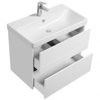 Тумба под раковину Aquaton Сканди 80 1A283001SD010 подвесная Белая — фото 3, Тумбы под раковину