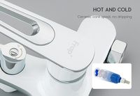 Смеситель для ванны Frap H49 F3249 Белый Хром — фото 4, Смеситель для ванны