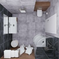 Душевой уголок Triton Альфа-Хром 90х90 Щ0000049613 профиль Хром стекло прозрачное — фото 7, Душевые уголки