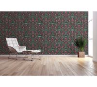 Обои AS Creation Maison Charme 39075-1 Винил на флизелине (0,53*10,05) Черный/Разноцветный, Птицы/Цветы — фото 6, Обои для стен