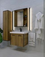 Товар: Тумба под раковину Bellezza Бруно 70 4632211240492 подвесная Табакко - фото 2 Тумба под раковину Bellezza Бруно 70 4632211240492 подвесная Табакко — фото 2, Мебель для ванной