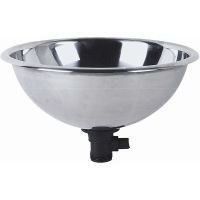 Раковина Nofer 35 13029.RS Нержавеющая сталь матовая — фото 3, Мини-раковины