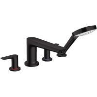 Смеситель на борт ванны Hansgrohe Talis E 71748670 Черный матовый — фото 1, Смесители на борт ванны