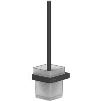 Ершик для унитаза Whitecross Cubo black CU2470BL Черный матовый — фото 1, Ершики для унитаза