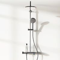 Товар: Душевая система Damixa Jupiter 977750000 с термостатом Хром - фото 3 Душевая система Damixa Jupiter 977750000 с термостатом Хром — фото 3, Душевое оборудование. Душевая программа