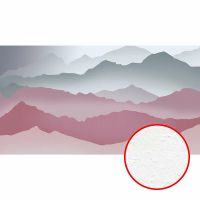 Фреска Ortograf Горы 33631 Фактура бархат FX Флизелин (5,5*3) Розовый/Серый, Горы/Абстракция — фото 1, Фрески