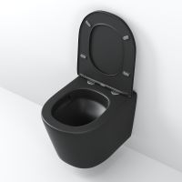 Товар: Унитаз Grossman Tornado GR-4477BMSQ подвесной Черный матовый с сиденьем Микролифт - фото 7 Унитаз Grossman Tornado GR-4477BMSQ подвесной Черный матовый с сиденьем Микролифт — фото 7, Подвесные унитазы