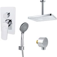 Товар: Душевая система Aquatek Вега AQ1073CR Хром - фото 1 Душевая система Aquatek Вега AQ1073CR Хром — фото 1, Встраиваемые душевые комплекты