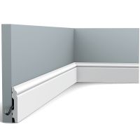 Плинтус Orac Decor SX165 2000x69x11 мм — фото 1, Плинтуса напольные