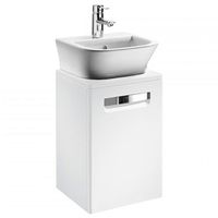 Тумба под раковину Roca The Gap 45 ZRU9302735 подвесная Белая матовая — фото 1, Мебель для ванной