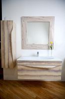 Зеркало Clarberg Papyrus Wood 100 Pap-w.02.10/LIGHT Светлое дерево — фото 7, Зеркала в ванную комнату