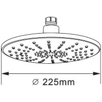 Товар: Верхний душ Orange S06TS Хром - фото 6 Верхний душ Orange S06TS Хром — фото 6, Верхние души