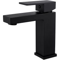 Смеситель для раковины Abber Daheim AF8210B Черный матовый — фото 1, Смесители для раковины