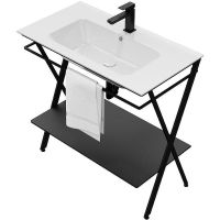 Товар: Консоль под раковину Kerama Marazzi Piano Next 85 PIA.N.85\BLK Черная матовая - фото 4 Консоль под раковину Kerama Marazzi Piano Next 85 PIA.N.85\BLK Черная матовая — фото 4, Мебель для ванной