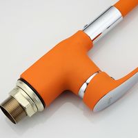 Смеситель для кухни Frap F4453-02 Оранжевый — фото 5, Смесители для кухни