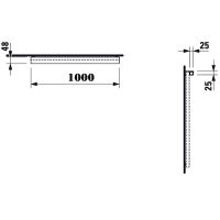 Светильник Laufen Frame 25 100 4.4751.1.900.007.1 Хром матовый — фото 9, Светильники в ванную