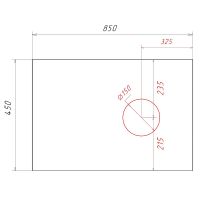 Тумба под раковину Runo Вудлайн 85 00-00001344 подвесная Белая Крафтовый дуб — фото 5, Тумбы под раковину