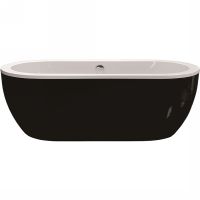 Акриловая ванна Esbano Tokyo 170x80 ESVATOKYB Черная Белая без гидромассажа — фото 1, Акриловые ванны