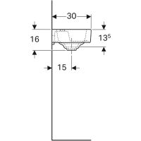 Раковина Geberit Citterio 45 R 500.541.01.1 Белая — фото 6, Мини-раковины