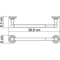 Товар: Держатель бумажных полотенец WasserKRAFT Isar K-7391 Темная бронза - фото 5 Держатель бумажных полотенец WasserKRAFT Isar K-7391 Темная бронза — фото 5, Полотенцедержатели